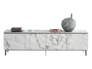 COSMOPOLITAN - Marble sideboard with doors by Bontempi Casa - view 2